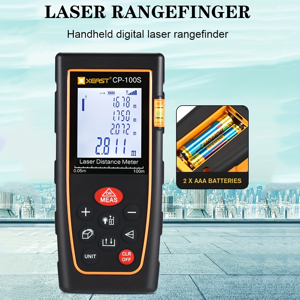 Mileseey Laser Distance Meter Electronic Roulette Laser Digital Tape  Rangefinder Trena Metro Laser Range Finder Measuring