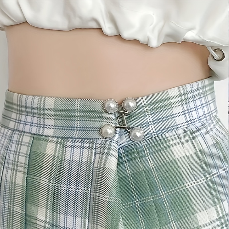 Jean Button Pins, 3set Waist Buckle Extender Button, Pant Waist Tightener  For Women Skirt Pant Jeans