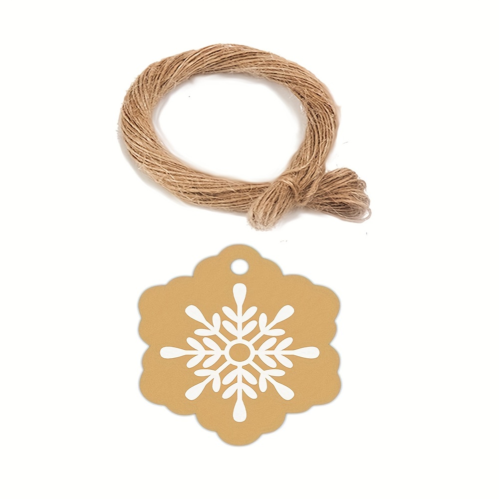 Kraft Paper Christmas Gift Tags In 12 Patterns With to And - Temu