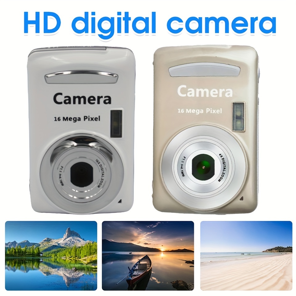 Appareil photo numérique HD, caméra numérique d'étudiant caméscope, adulte  / personnes âgées / enfants intérieur extérieur