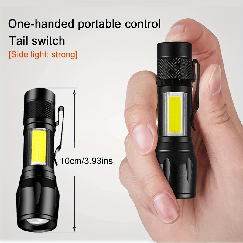 Cirdora Mini lampe de poche avec porte-stylo - Lampe de poche LED  multifonction pour enfants, équipement de camping,Lampe torche à lumière  flash imperméable pour lecture de nuit, coupures d'énergie : :  Bricolage
