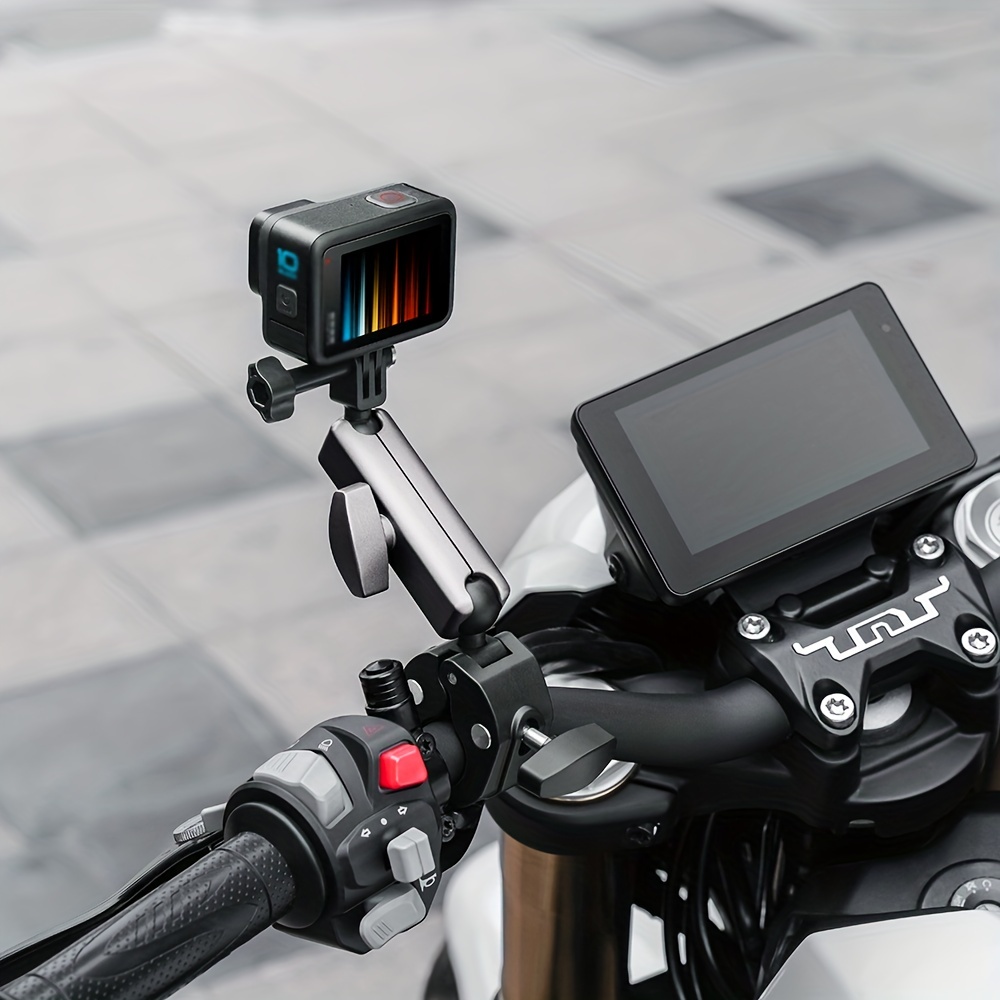 Motorcycle Bike Camera Holder Handlebar Mirror Mount For GoPro Insta 360  ONE X R