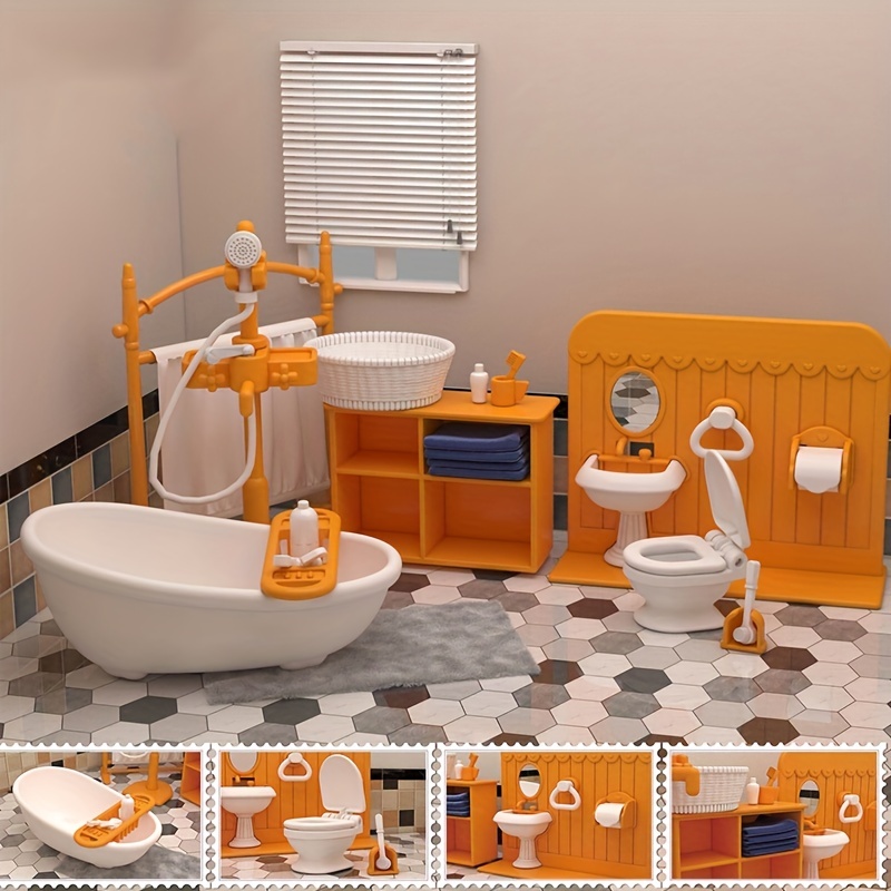 Russian Doll Bathroom Set Design Decor