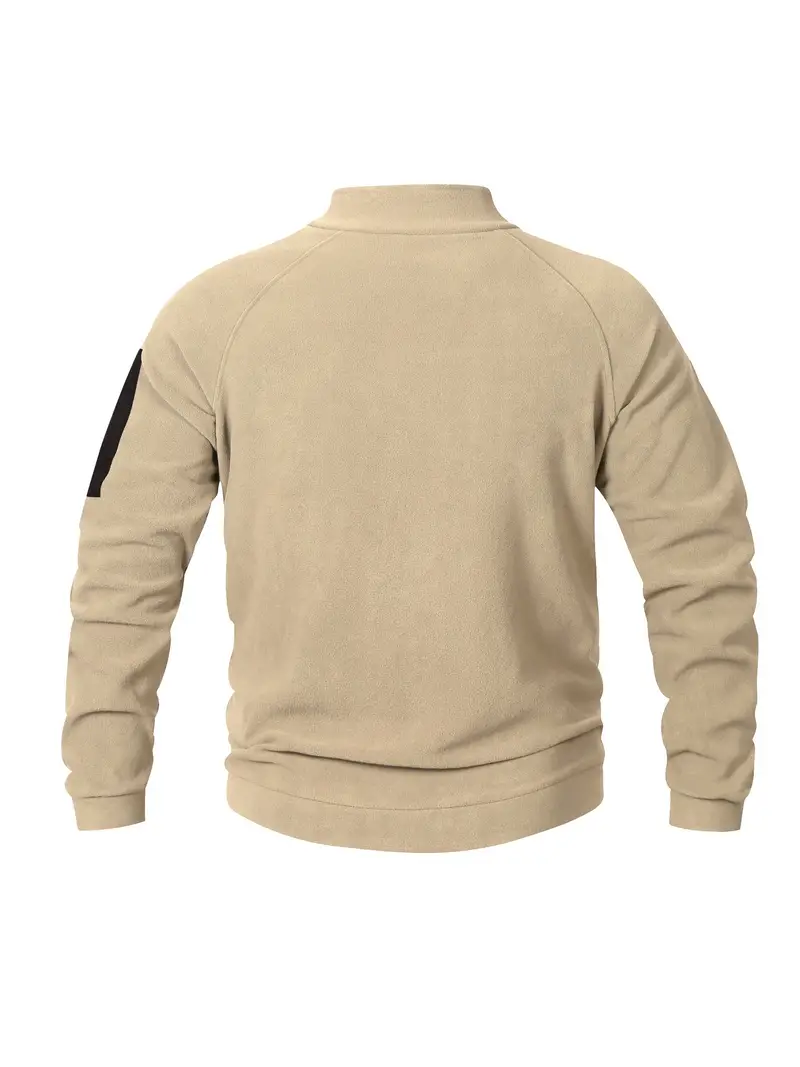 mens casual pullover sweatshirt for fall winter outdoor activities details 16