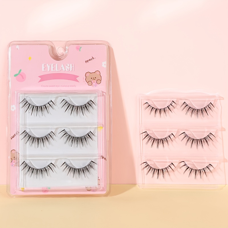 Anime Fairy False Eyelashes Cos Handmade False Eye Lashes Little Devil Big  Eyes