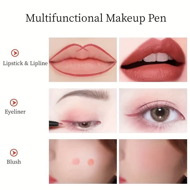 6 Colors Waterproof Lip Liner Pen Long Lasting
