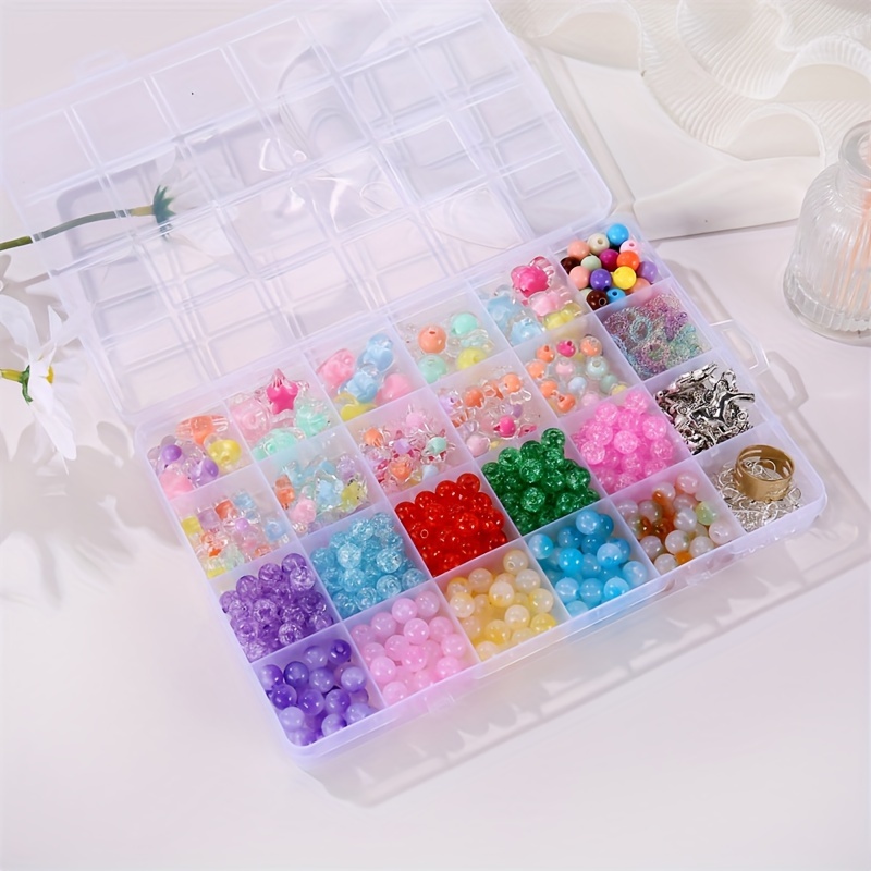 DIY Colorful Beads Bracelet Making Kit for Girls Birthday Gift