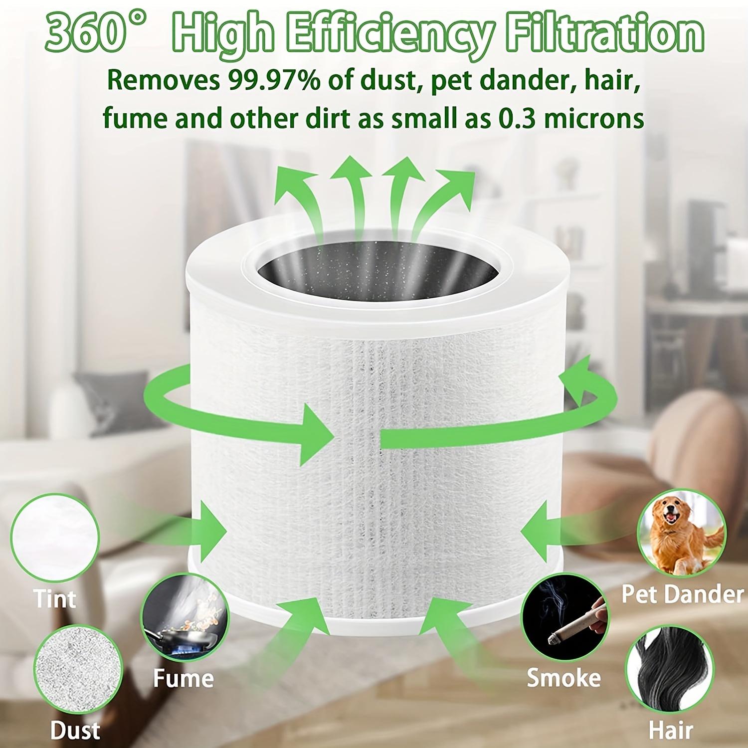 Levoit Core 300 Air Purifier Replacement Filter, 3-in-1 True Hepa,  High-efficiency Activated Carbon, Core300 Rf,, White - Temu Australia