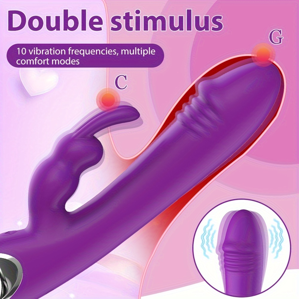 1 Unidad Vibrador Conejo Vibrador Potente Punto G Consolador - Temu