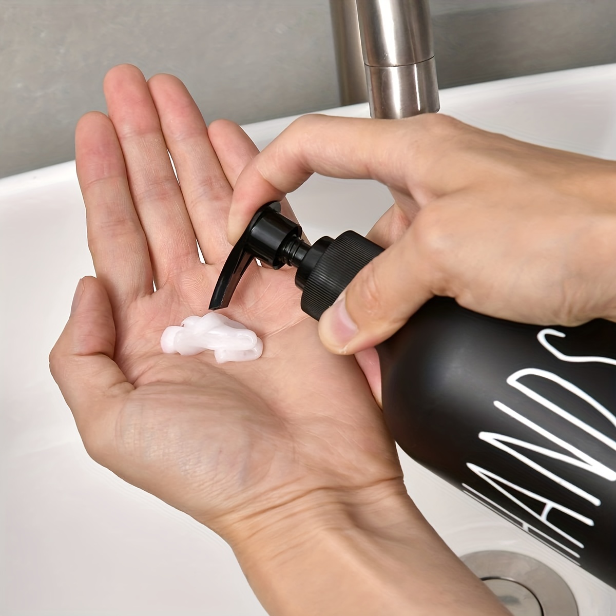 Hand & Dish Soap Dispenser Black Kitchen Accessories Kitchen Soap