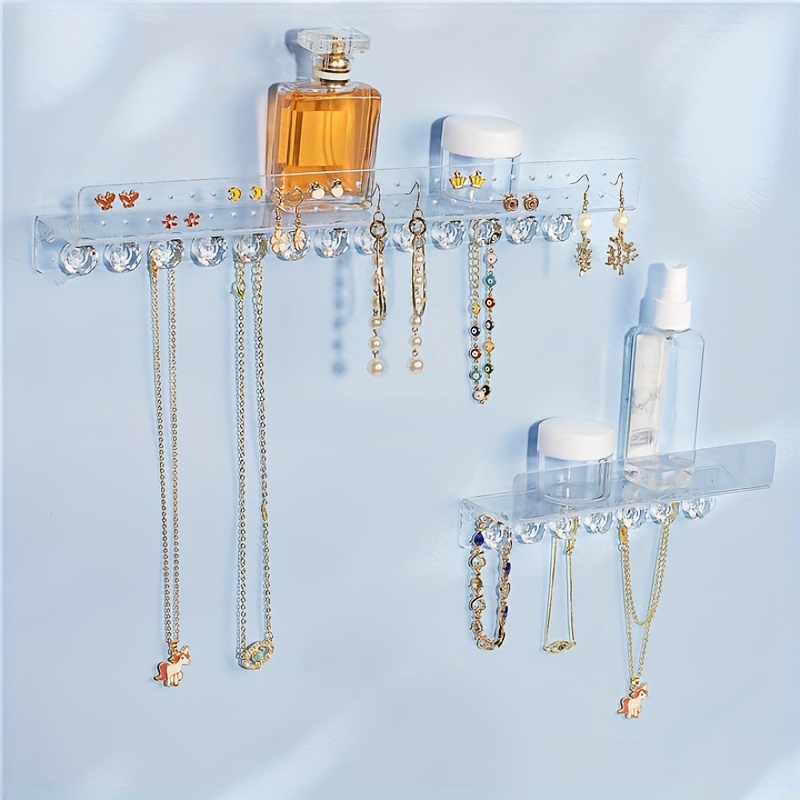 Soporte de pared para collares/organizador de joyas colgantes