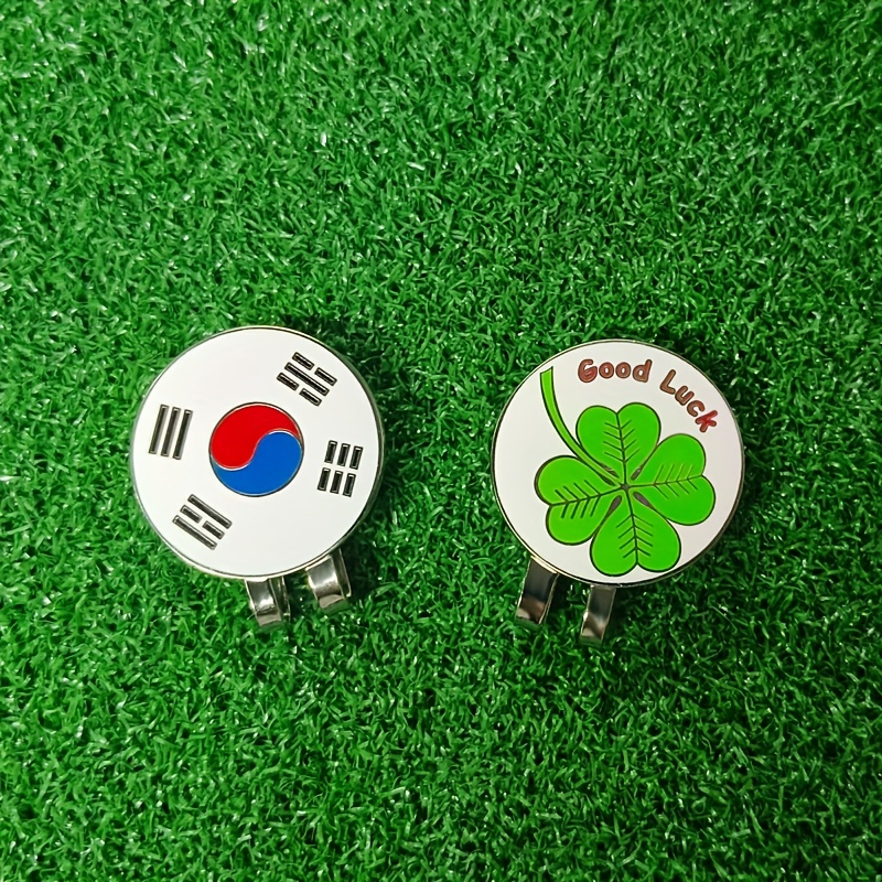 

Golf Ball Markers With Magnetic Hat Clips, Badge Ball Position Marker, Golf Accessories