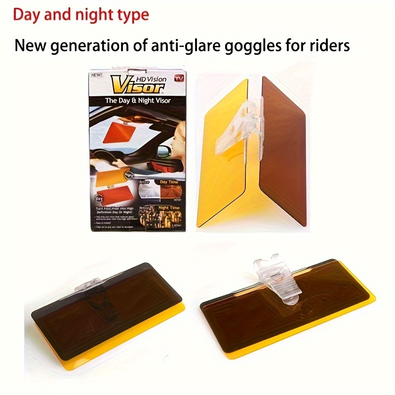 Décoration Véhicule,Lunettes de Vision nocturne pour voiture Lunettes de  protection pour le conducteur - Type Night Vision Black