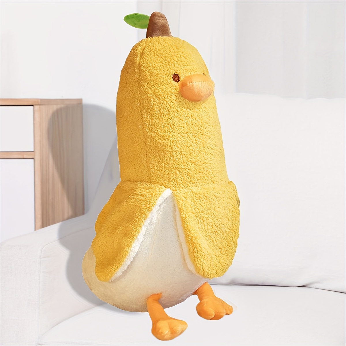 Banana Duck Soft Stuffed Plush Pillow Toy