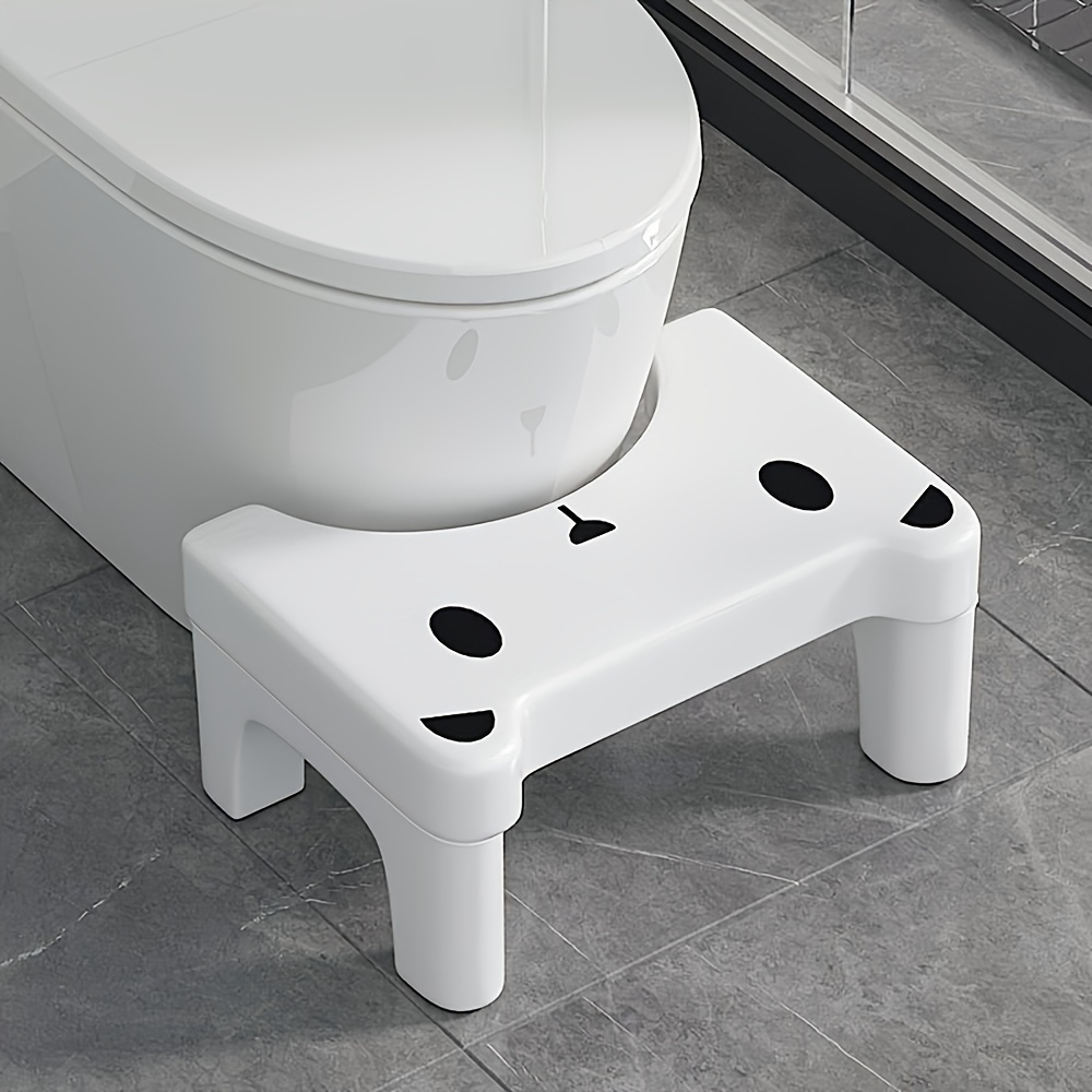 Toilet Stool, Household Stool, Cushion Thickened Foot Stool, Plastic Squat  Paddle Footstool, Foot Step, Toilet Poop Stool - Temu