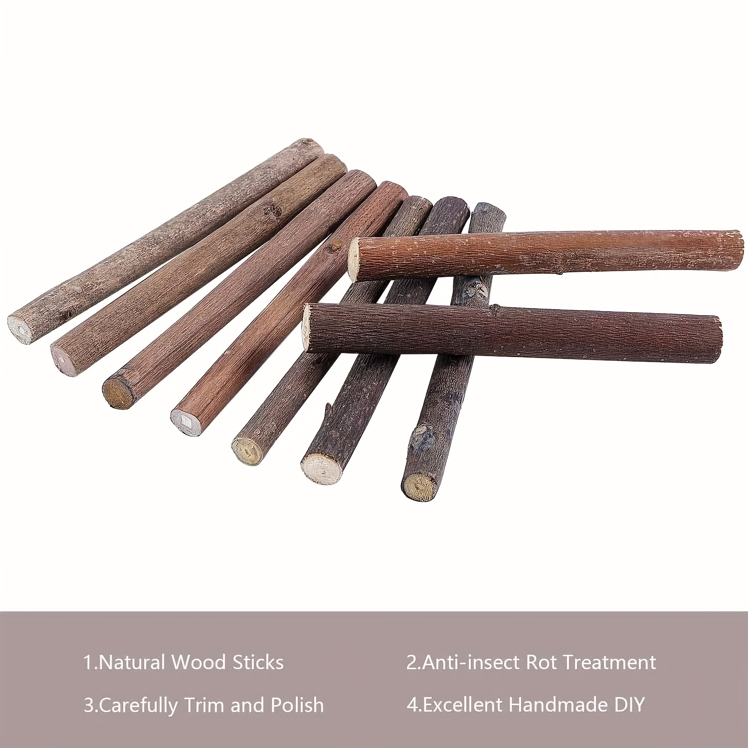 Jumbo Wooden Craft Sticks 6” Long X 3/4”wide Wooden Multi - Temu