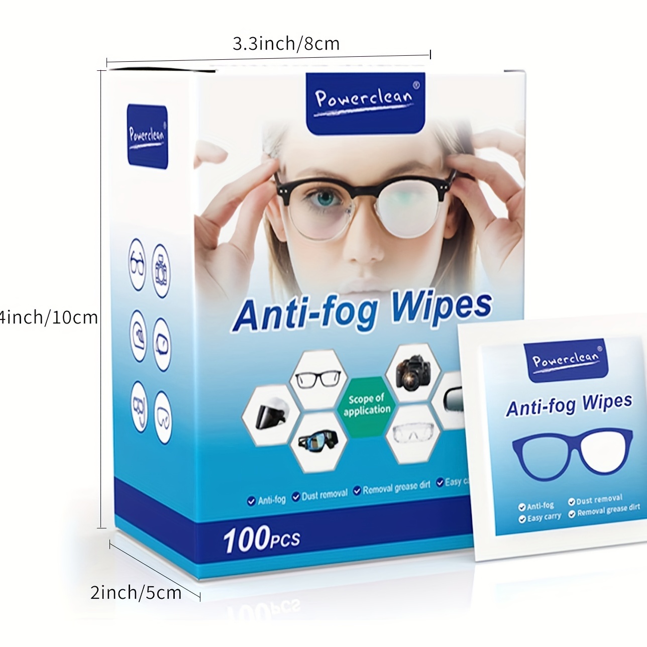 Care Touch toallitas de limpieza de lente, paños de limpieza pre húmedos,  ideal para anteojos, tabletas, lentes de cámaras, pantallas, teclados y