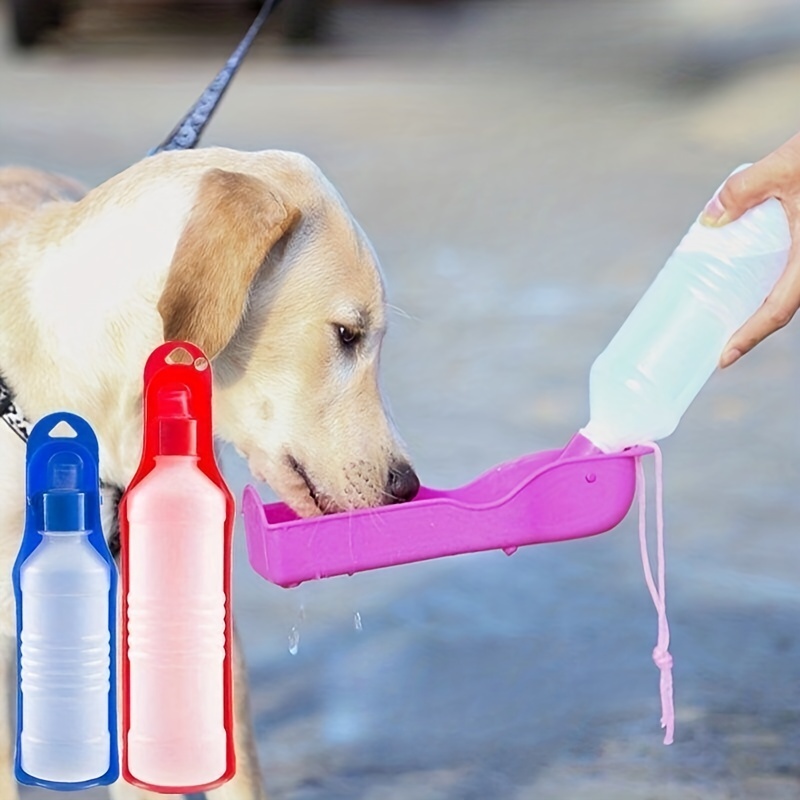 Bebedero Celeste de Agua Portatil para Perro