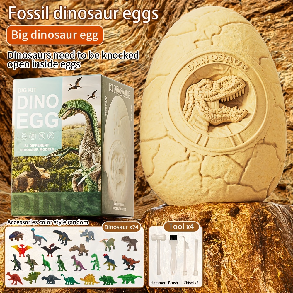 Enfants Assortiment Dinosaures Figures Appareil Fouille Archéologique Jouet