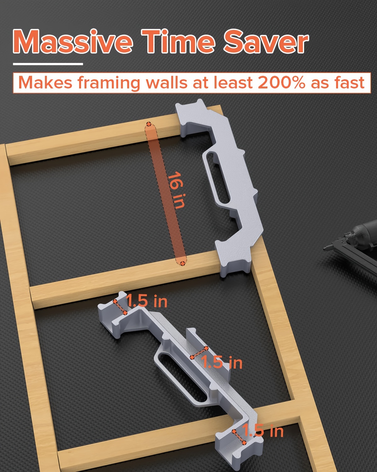 Aluminum Alloy Framing Tool High-Precision Rustproof Corrosion Resistant  Home DIY Project Stud Layout Measurement Jig Tool – the best products in  the Joom Geek online store