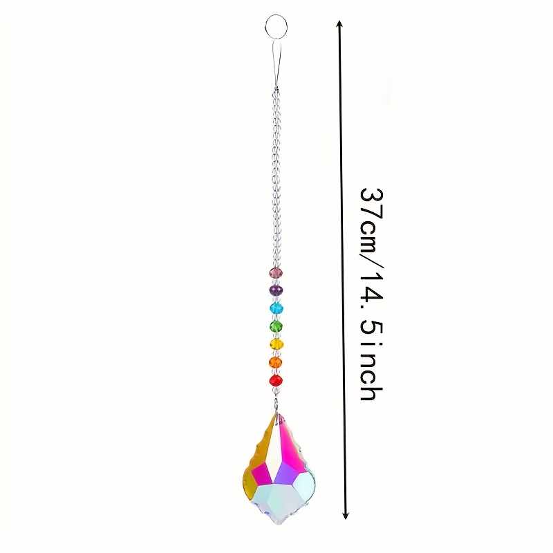 Colorful Crystals Pendant With Suncatchers Beads Glass Ball - Temu