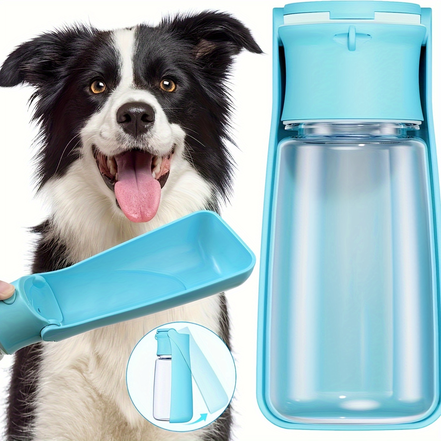 Dog drinking water bottle hotsell