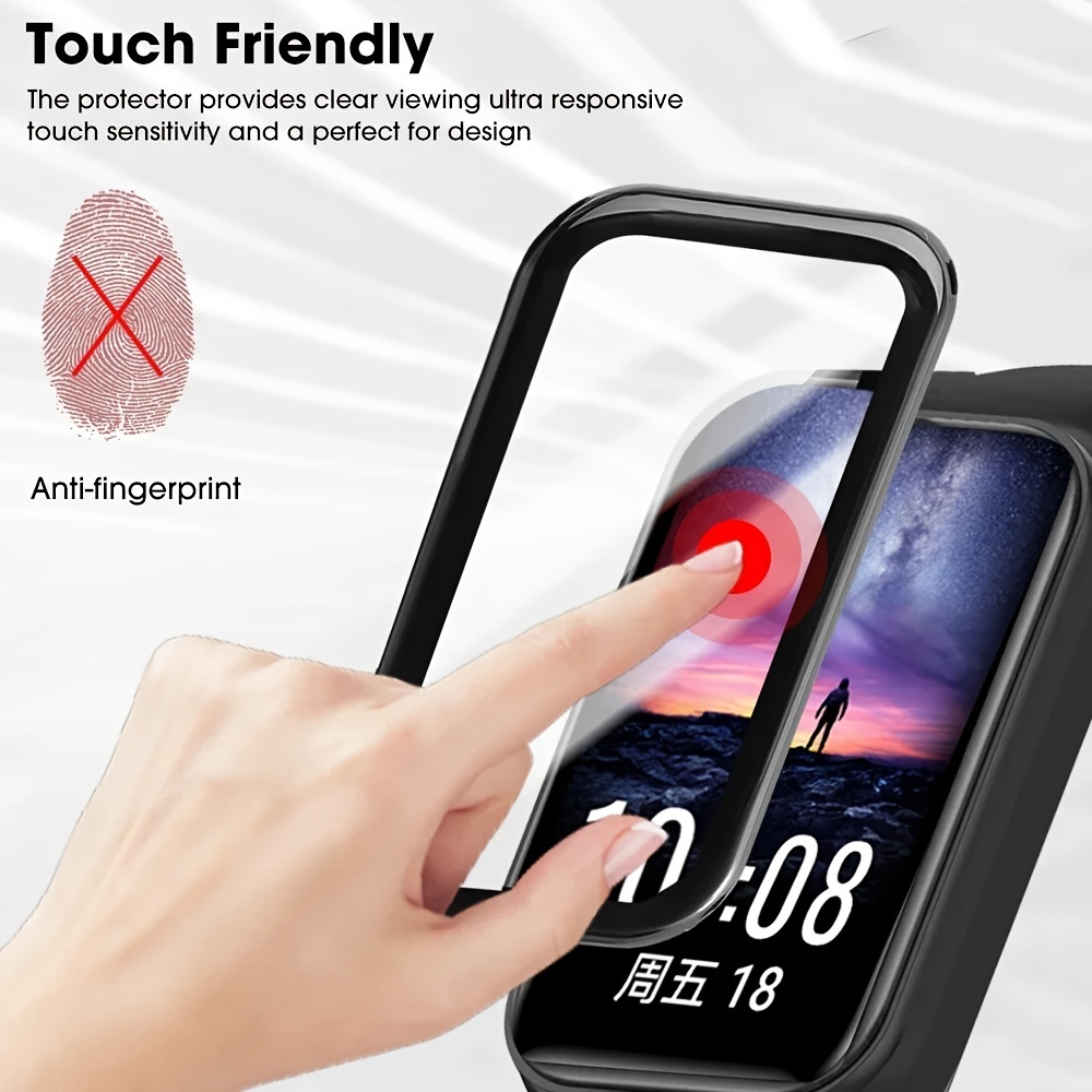 Tempered Glass Screen Protector for Xiaomi Mi Band 8 Pro Full Coverage HD  Clear Smart Watch Protective Film for Miband 8 Pro - AliExpress