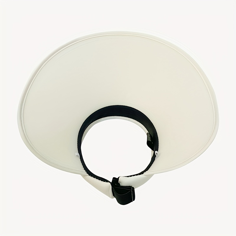 Breathable Solid Visor Hats Wide Brim UV Protection