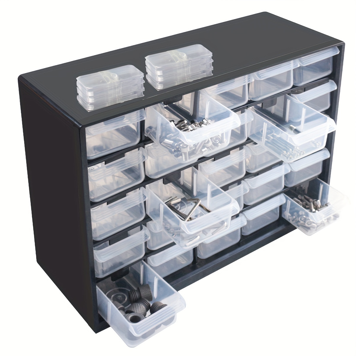 Screw Organizer Box Parts Storage Multi Grid Screw Placement Plastic Small  Combined Electronic Component Case Garage Organizer 221128 From Kong09,  $15.39