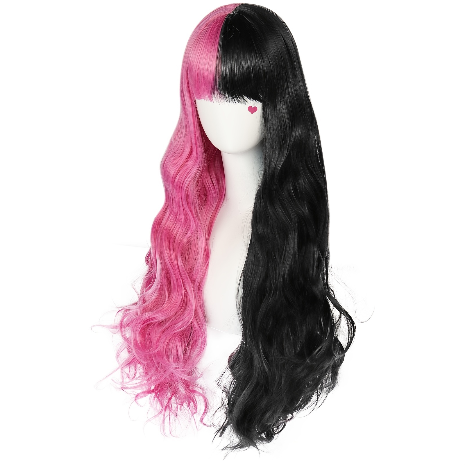 Anime Hair Cosplay Costume And Black Two Tone Wig For Kid Girl For  Halloween Christmas Party 1pc Wig Cap Cosplay Party Y2k Style  Shop The  Latest Trends  Temu