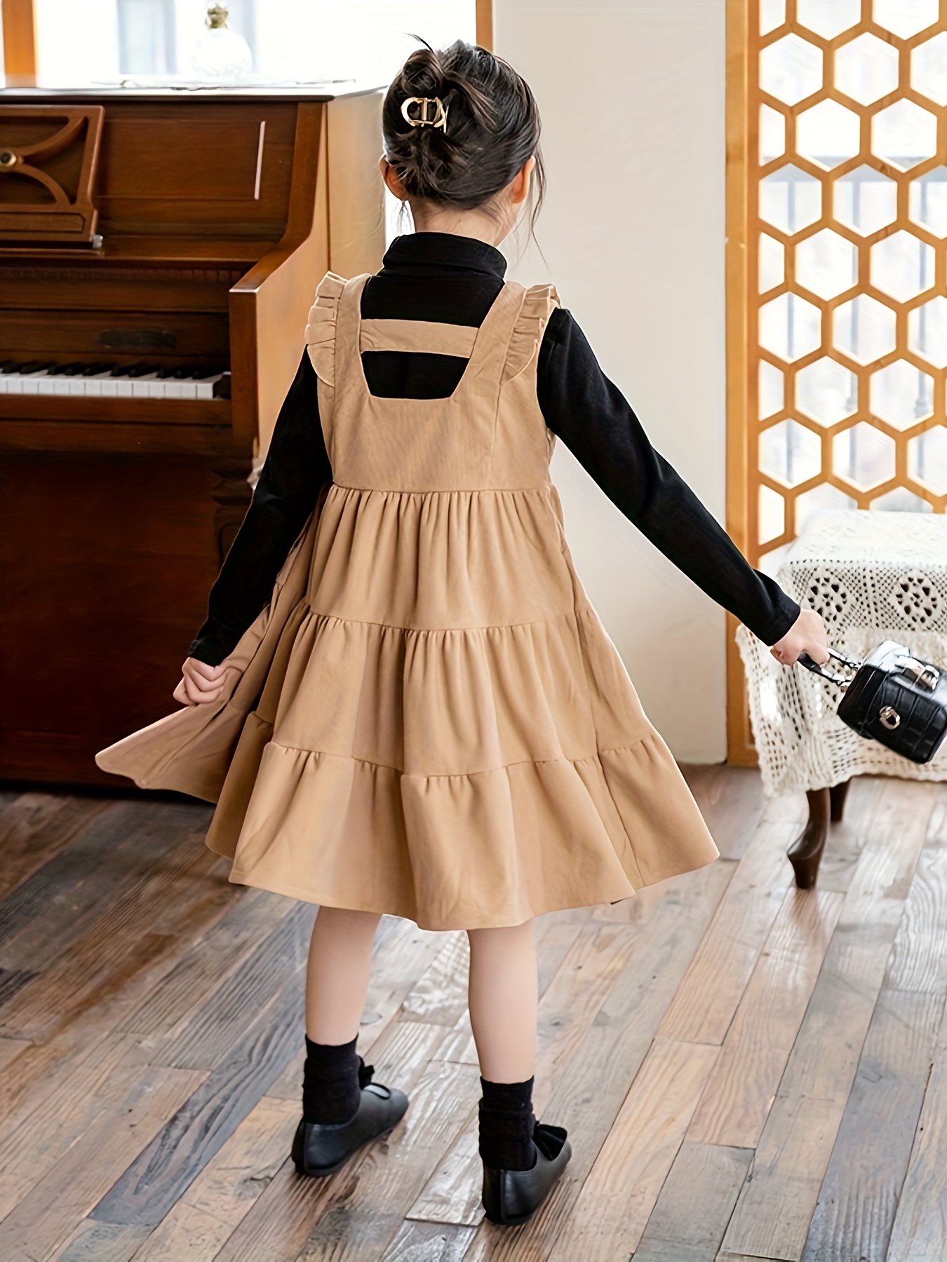 Suspender dress clearance kids