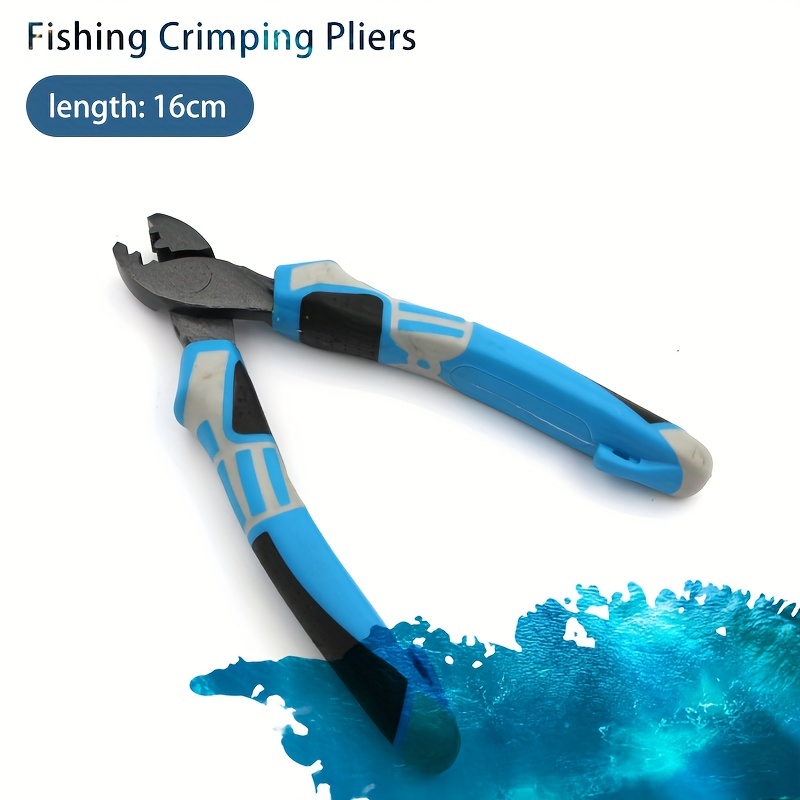 Fishing Crimping Pliers Crimp Barrel Sleeves High Carbon - Temu