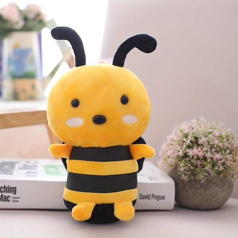 Kawaii Bee Plush Stuffed Animal Toys Soft Bumblebee Plush - Temu