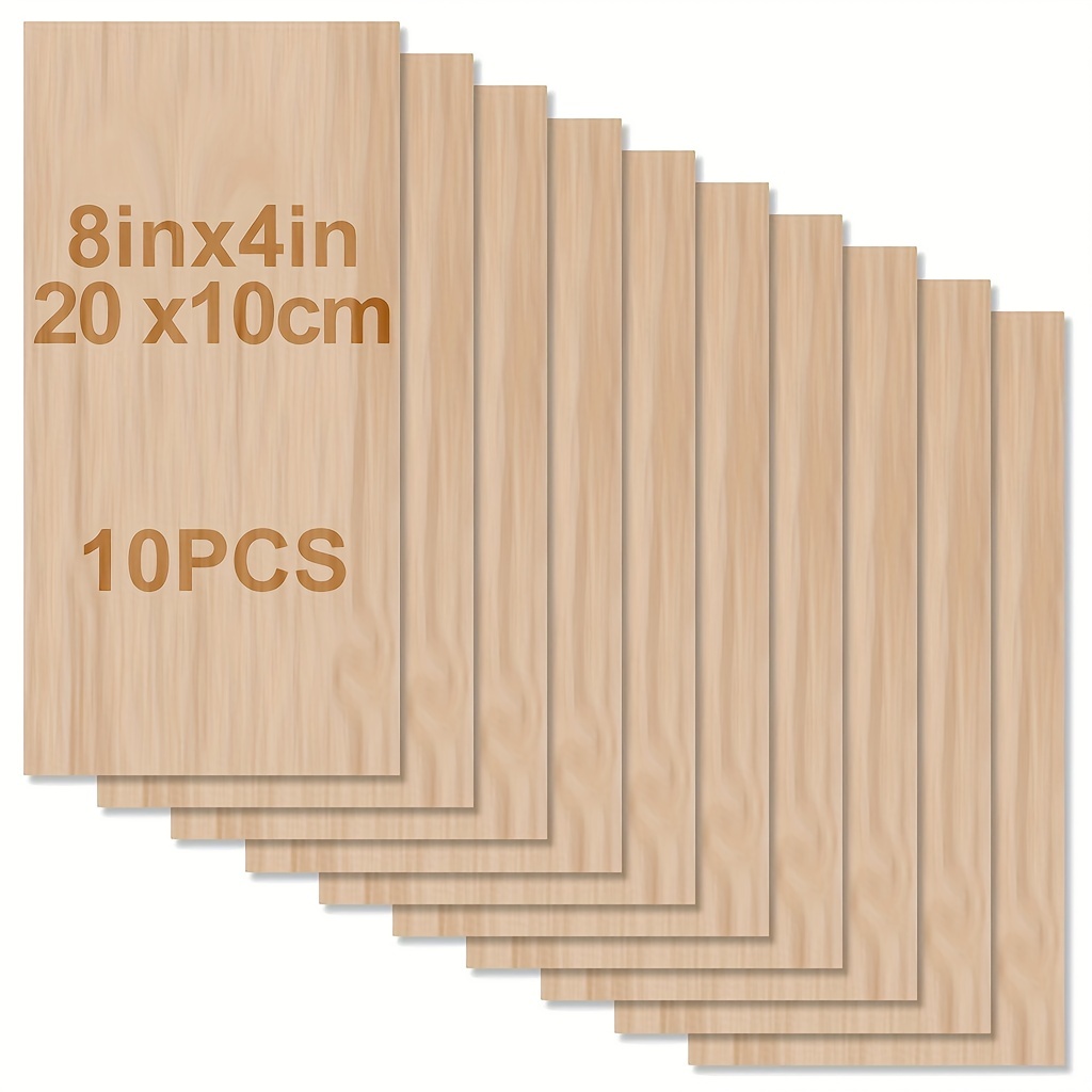 1Pcs 5mm Thick Basswood Craft Board Model Layer Wood Board DIY