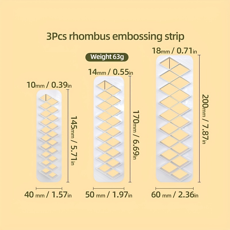 Cake Fondant Cutter, Fondant Cutters Geometric Biscuit Cutters Cake  Decorating Cookie Cutter Cake - Jigsaw Embossed Strips