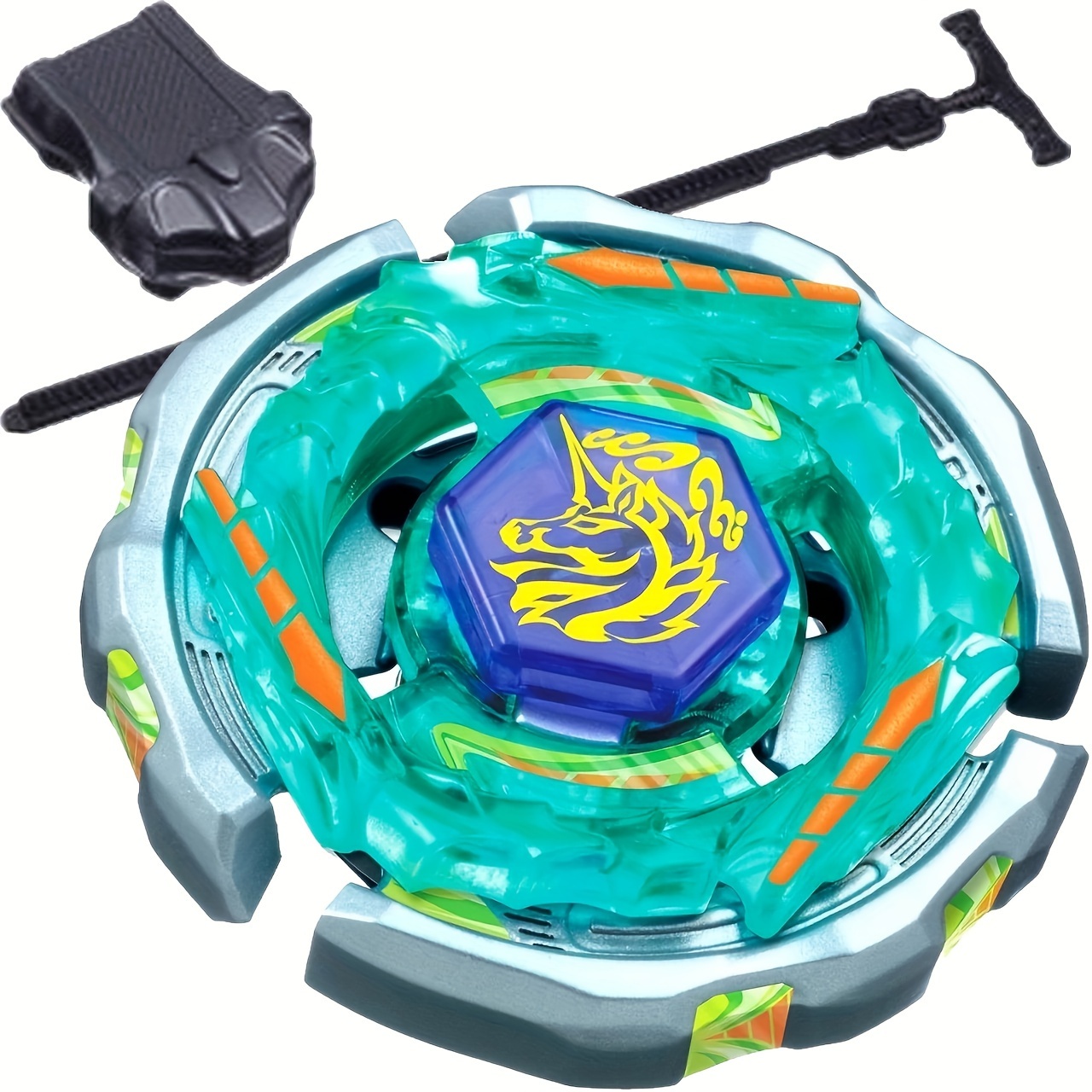Beyblades Metal Fusion Blay Blade Toys Set 8Pcs Gyro With Wire And Ruler  Launcher Storage Box For Children Halloween，Thanksgiving And Christmas Gift
