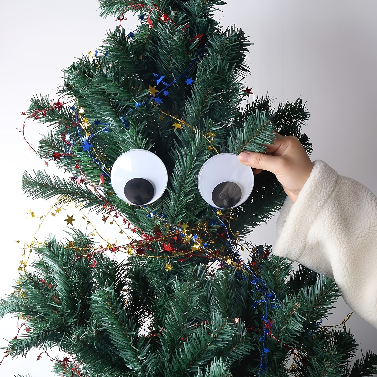 7inch Giant Googly Eyes Plastic Wiggle Eyes With Self Adhesive For  Chritsmas Tree Party Tions 2 Pieces