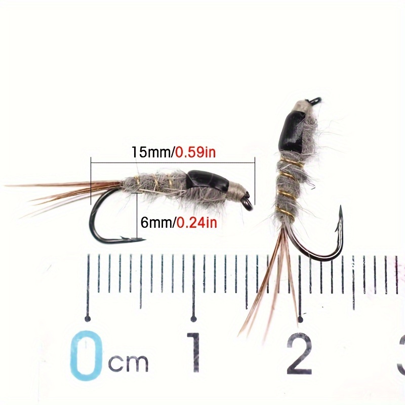 Premium Black Hare Ear Nymph Effective Trout Fly - Temu