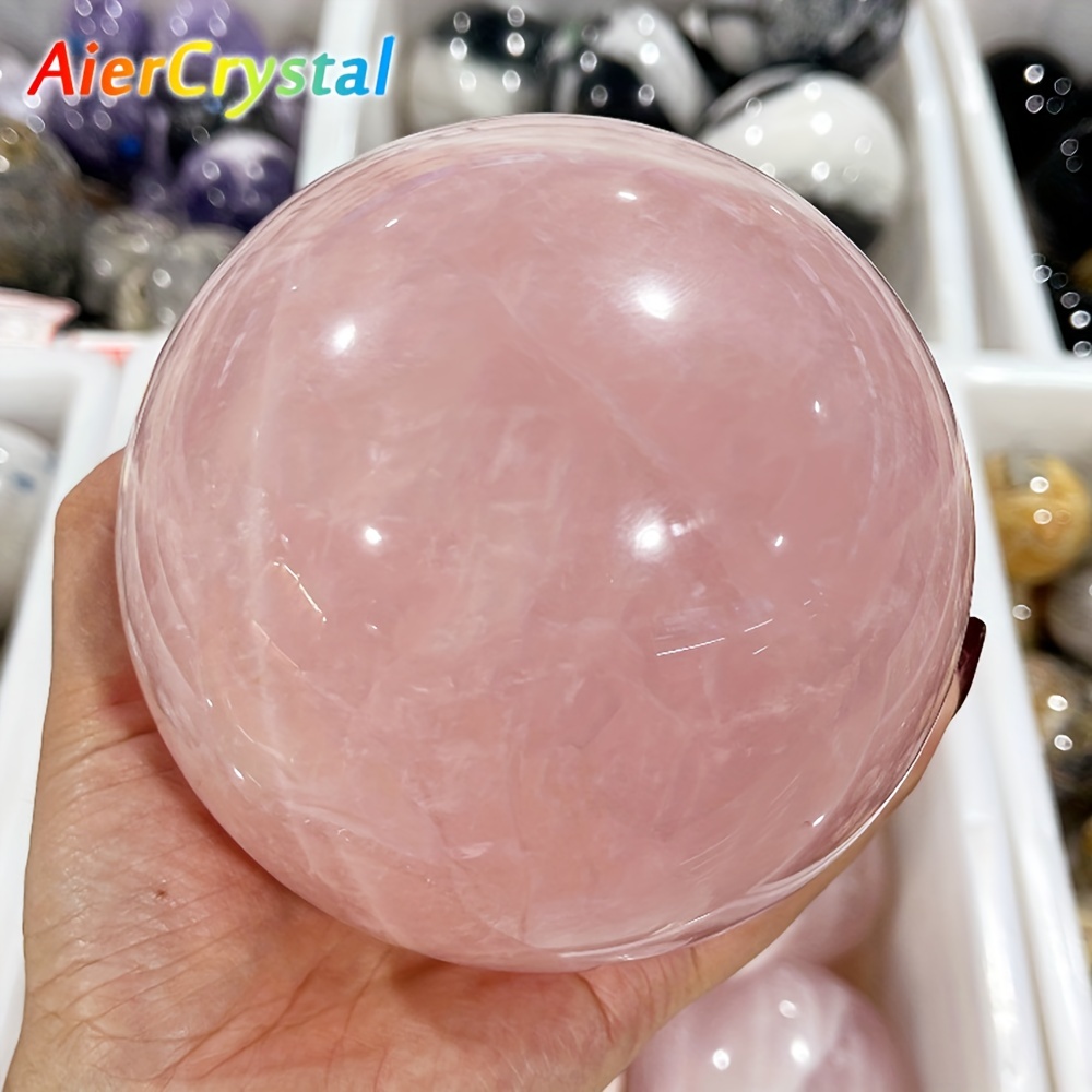 Bola de cristal amarilla - Esfera de cristal con soporte, para Feng Shui,  meditación, curación de cristal, adivinación, decoración del hogar, 4.331  in