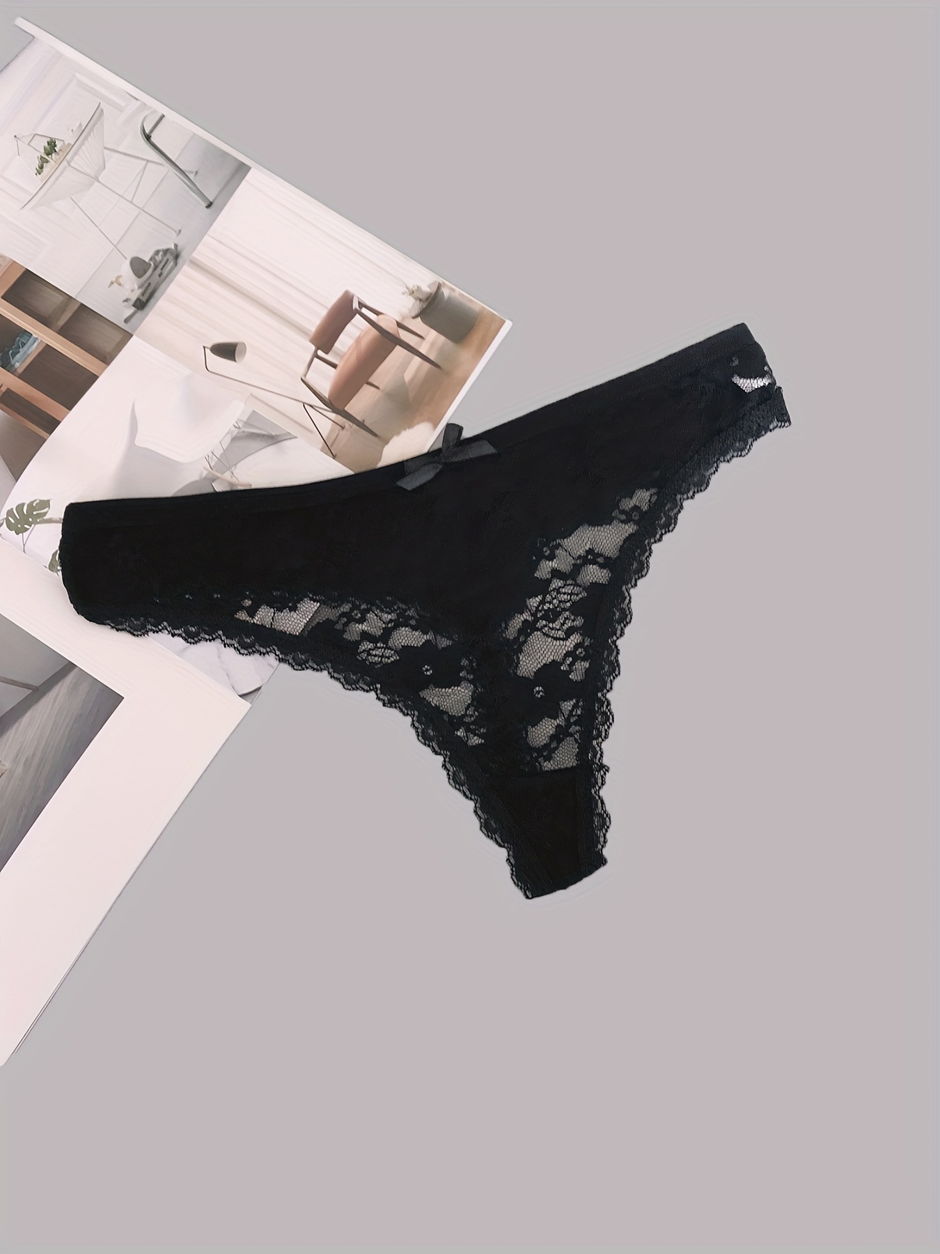 Black Lace Panties - Temu Canada