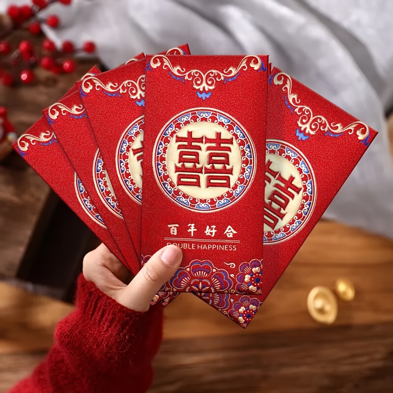 A Harmonious Married Life Chinese Red Packet, Red Envelopes, Lucky Money,  Hong Bao, New Creative Red Packet - Temu