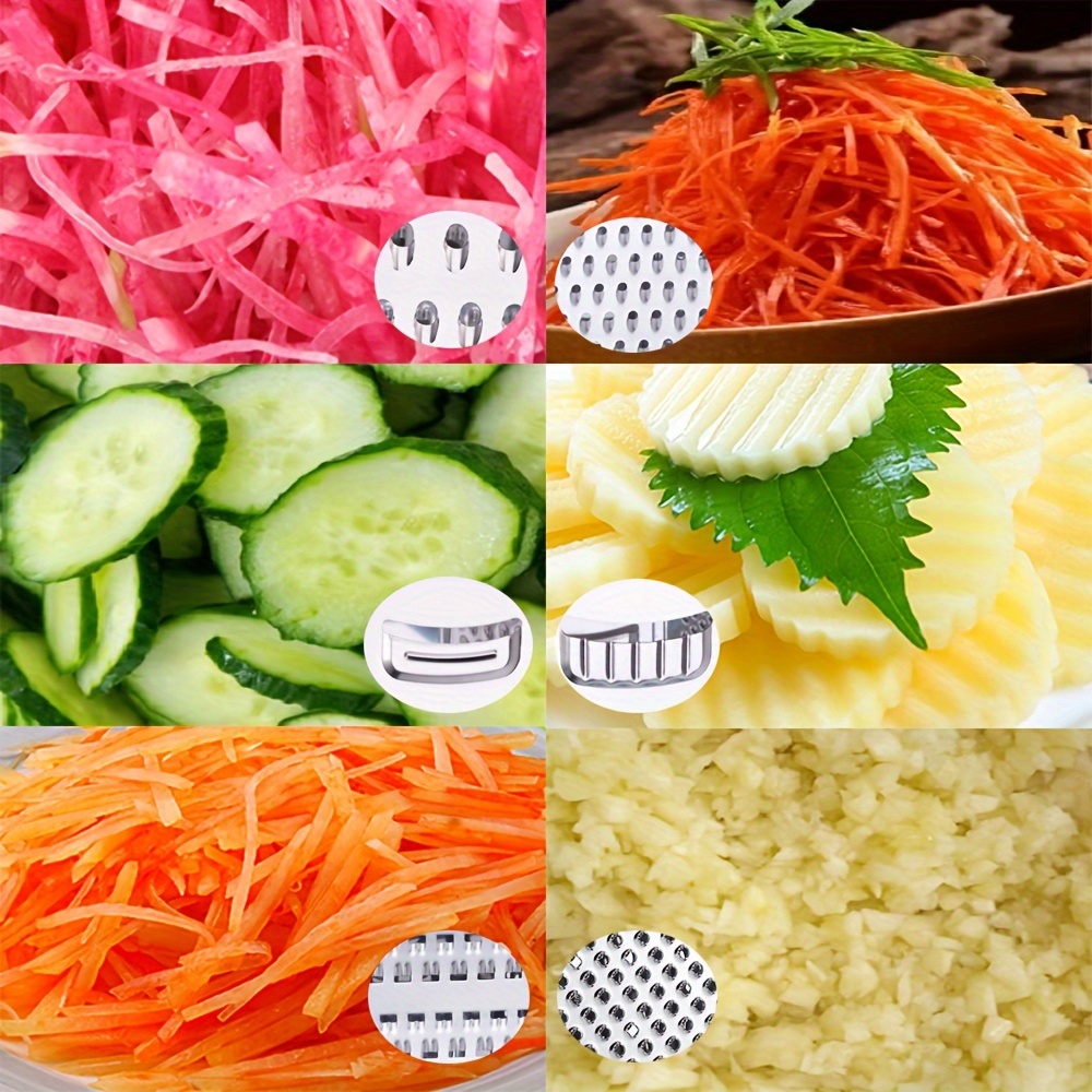 6-Sided Grater Kitchen Tools Stainless Steel Box Grater Cheese Cucumber  Vegetable Cheese Slicer Shredder Kitchen Accessories