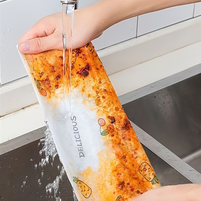 Lazy Rag Disposable Kitchen Cleaning Cloth Washable Wet And - Temu