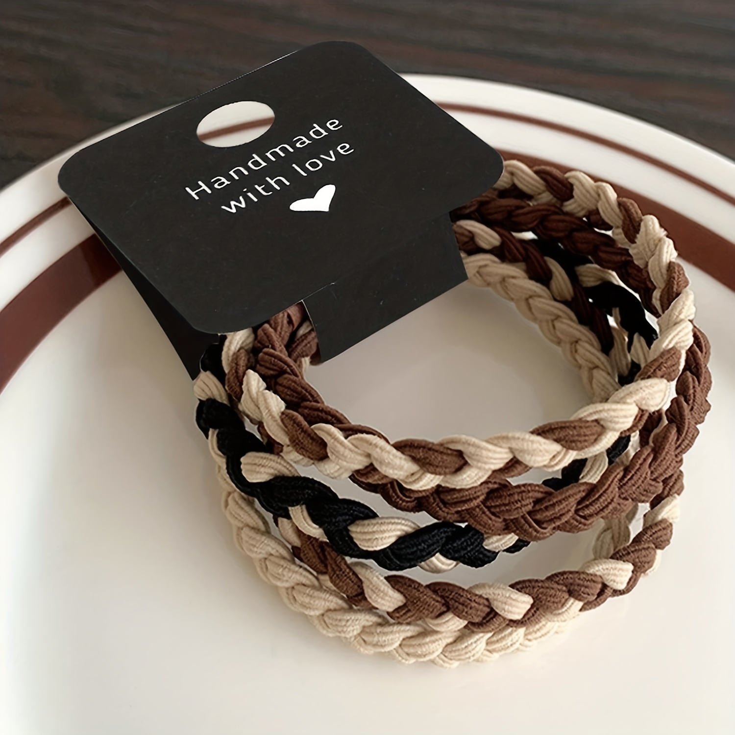 Handmade With Love Self Adhesive Bracelet Display Cards - Temu