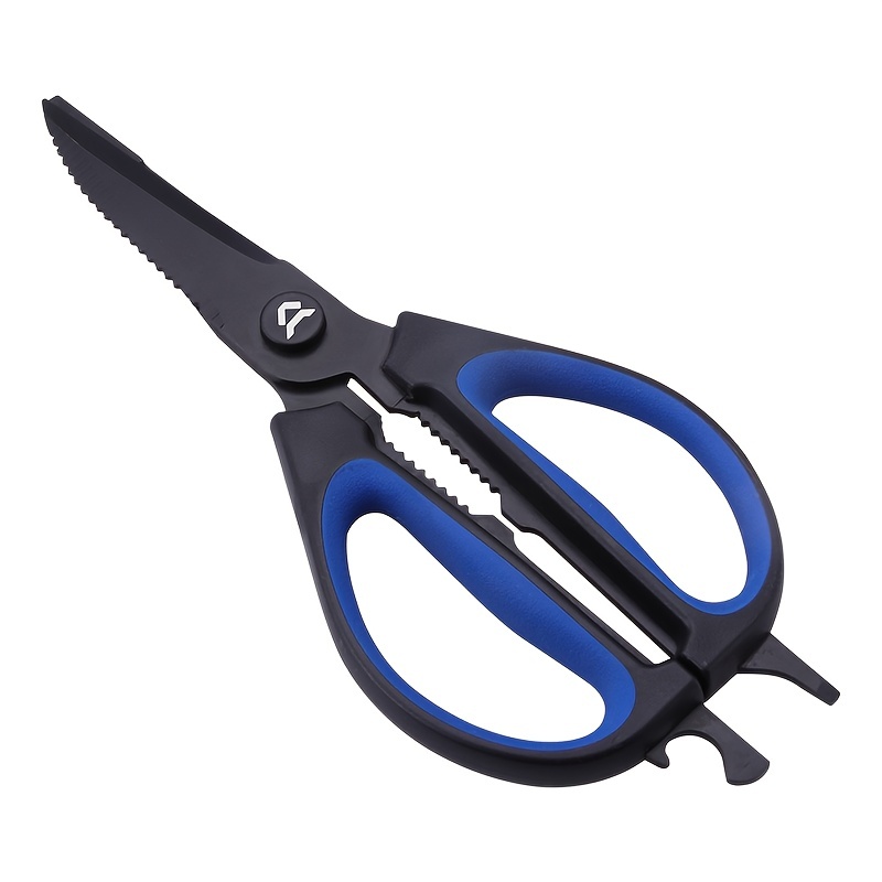 * Multifunctional Stainless Steel Fishing Shears - Perfect for Opening Maw,  Bottles, Line, Shrimp & More!