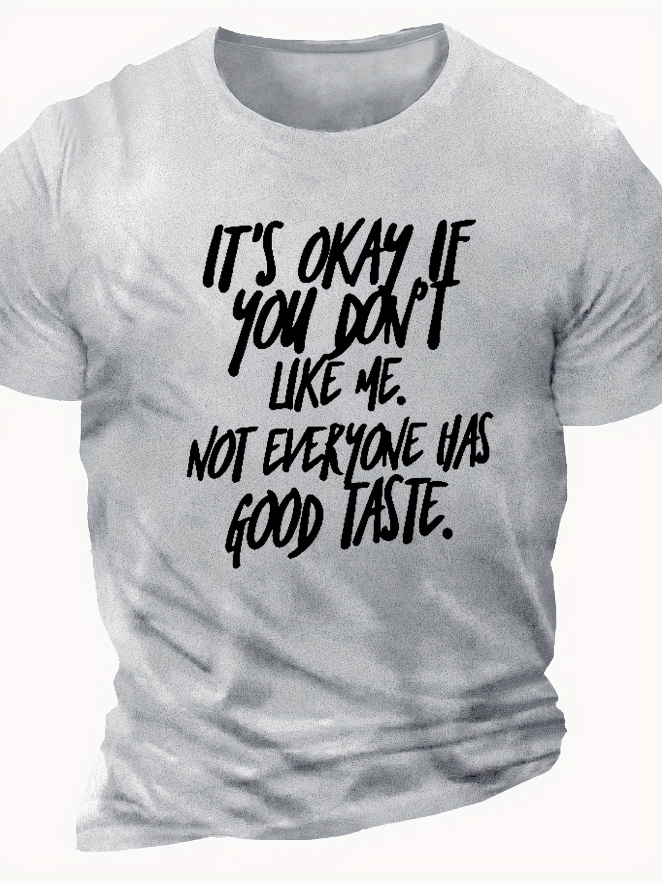 Men's Short-sleeved T-shirt Simple English