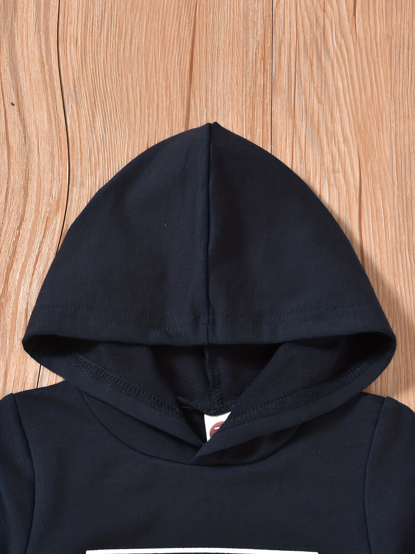 Childrens plain black store hoodies