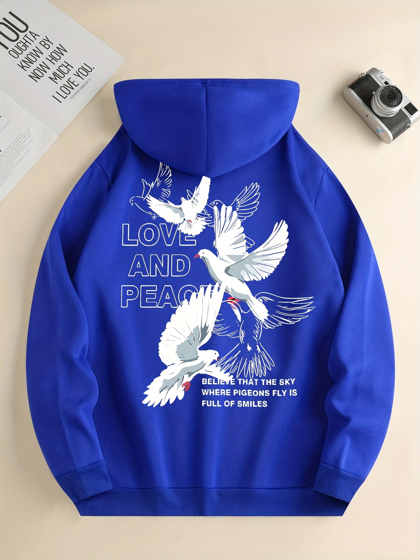 Hoodie - Pigeon blue/Eternal - Men