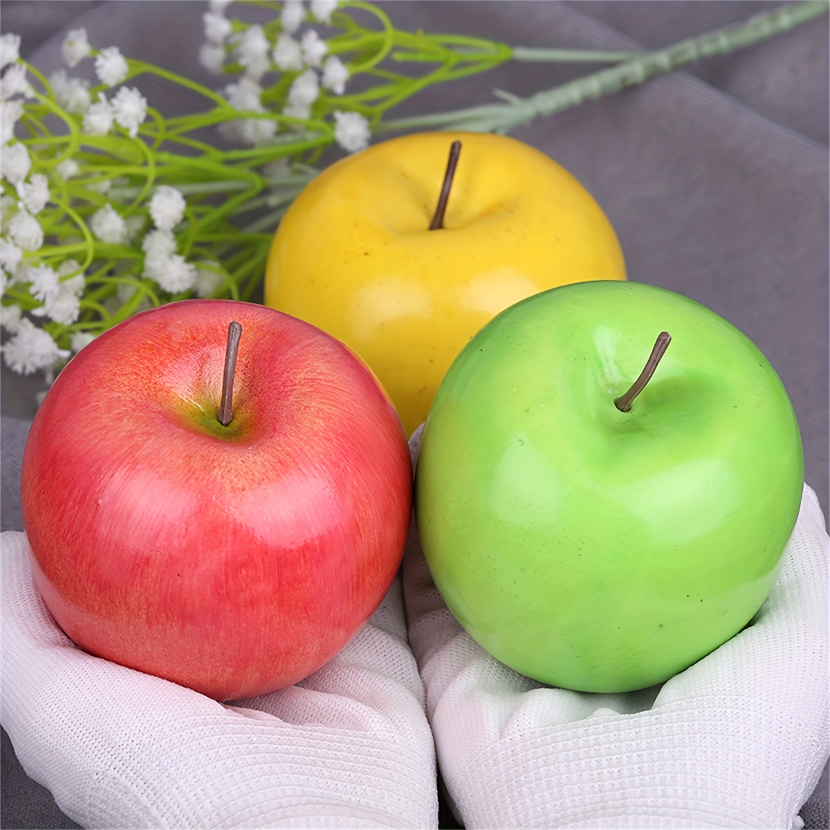 Simulated Models Fake Fruit And Vegetable Red - Temu