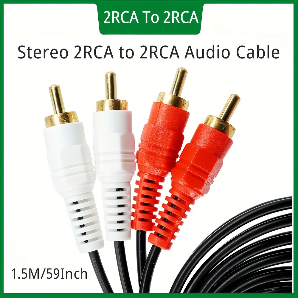Câble d'extension coudé 3RCA AV – Plaqué or 3 RCA mâle à angle